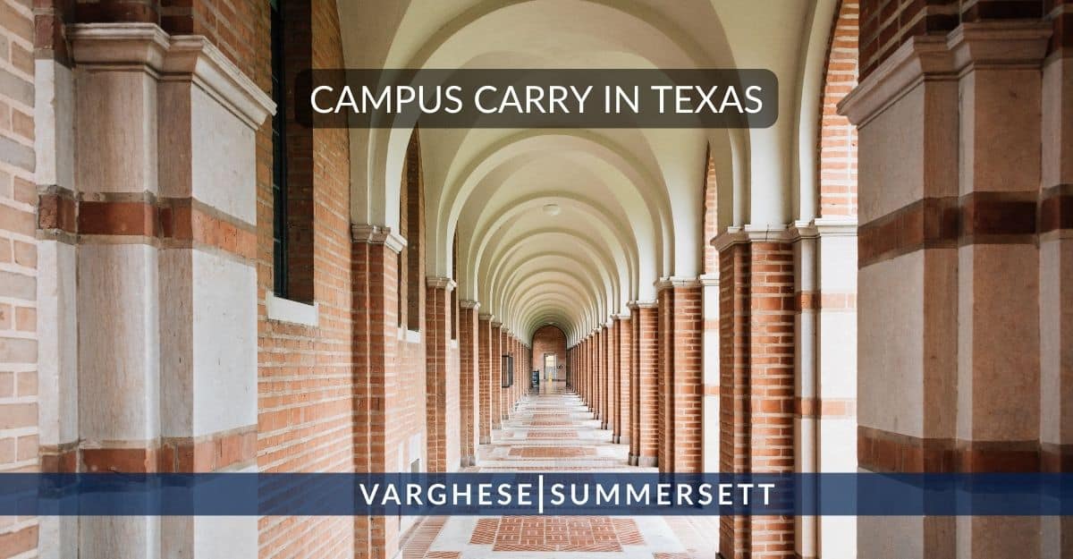 Campus Carry and Age Requirements for Gun Possession in Texas