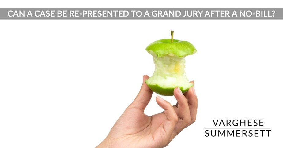 Can Prosecutors Re-Present to Grand Jury After a No-Bill?