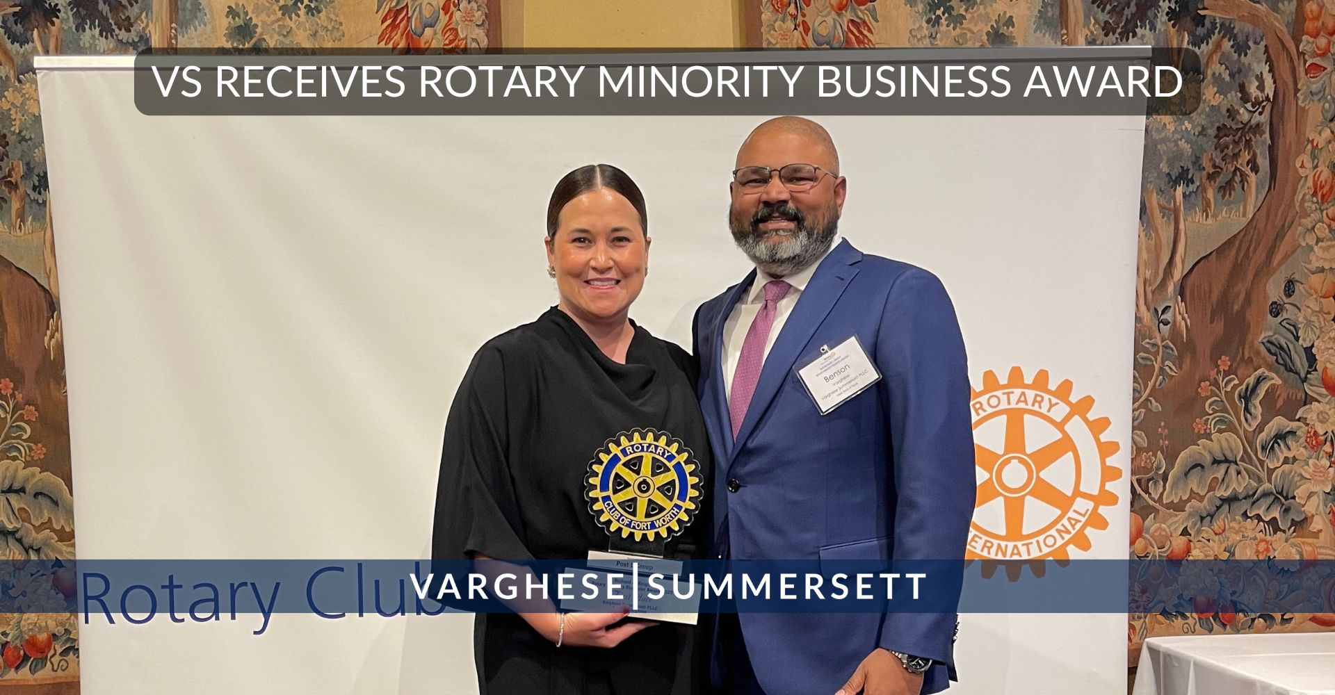 Varghese Summersett Receives Richard L. Knight Rotary Minority Business Award&nbsp;