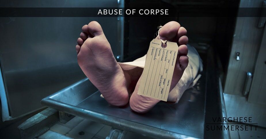 What is Abuse of a Corpse in Texas?