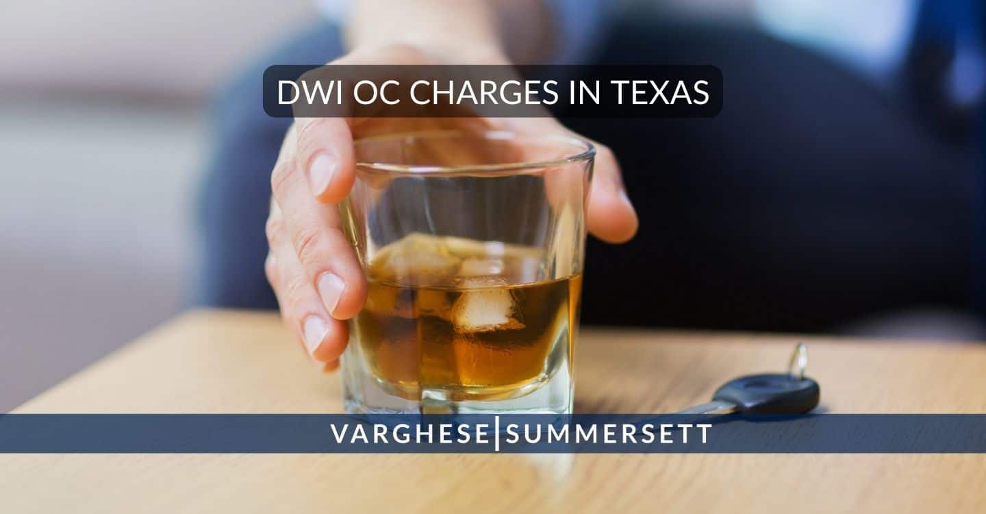 DWI Open Container in Texas